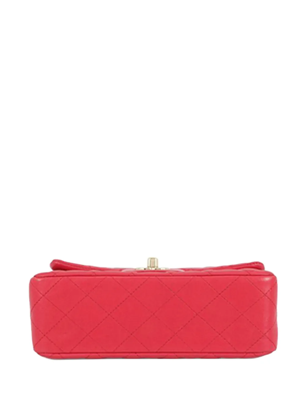 2015-2016 Mini Rectangular Classic Lambskin Single Flap Crossbody Bag