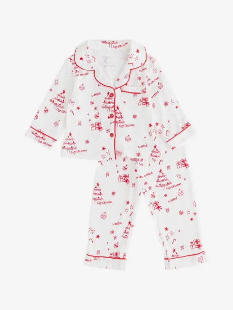 Cozy Crew Club christmas-print pyjama set