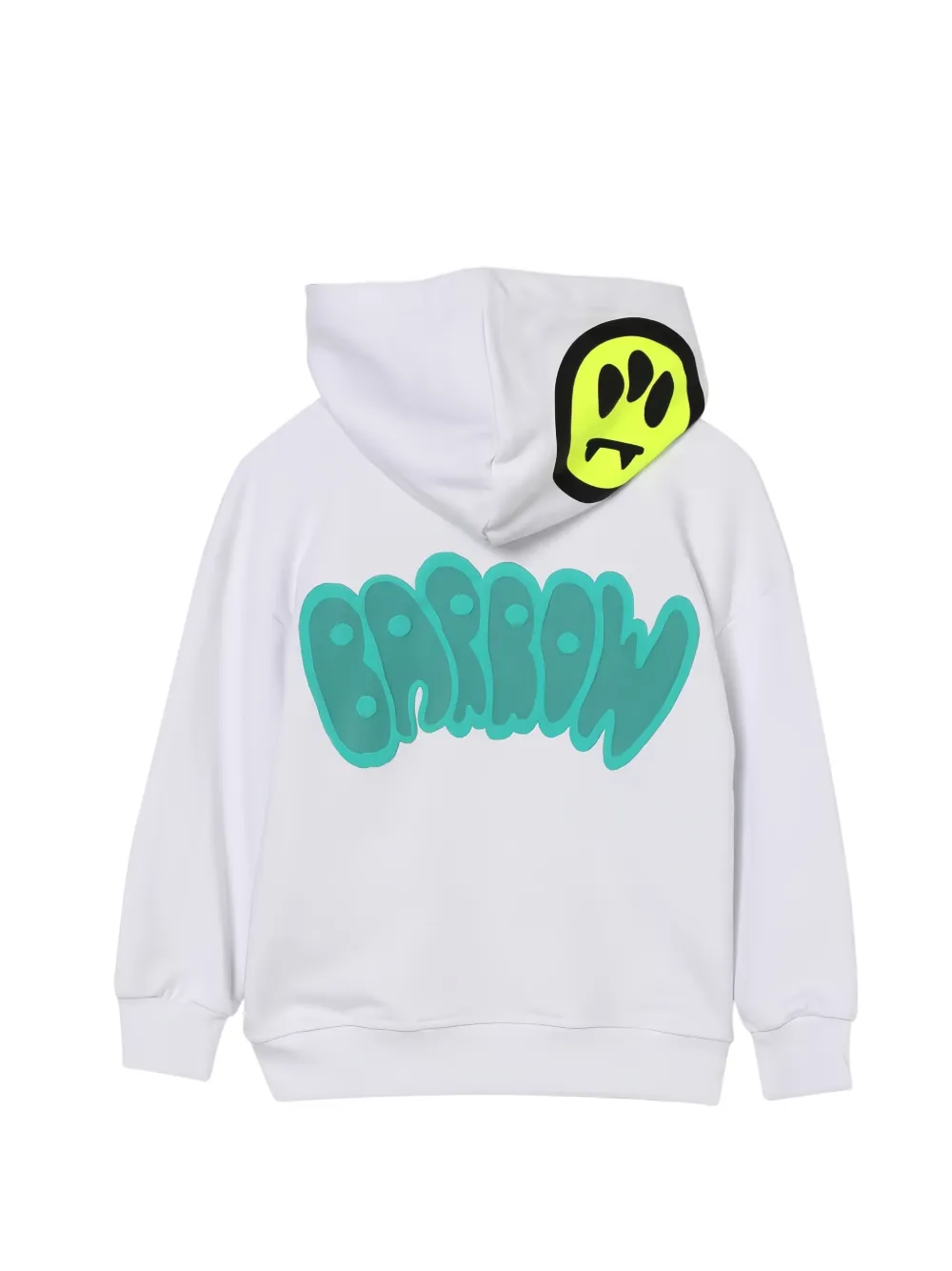 Barrow kids Hoodie met logoprint Wit