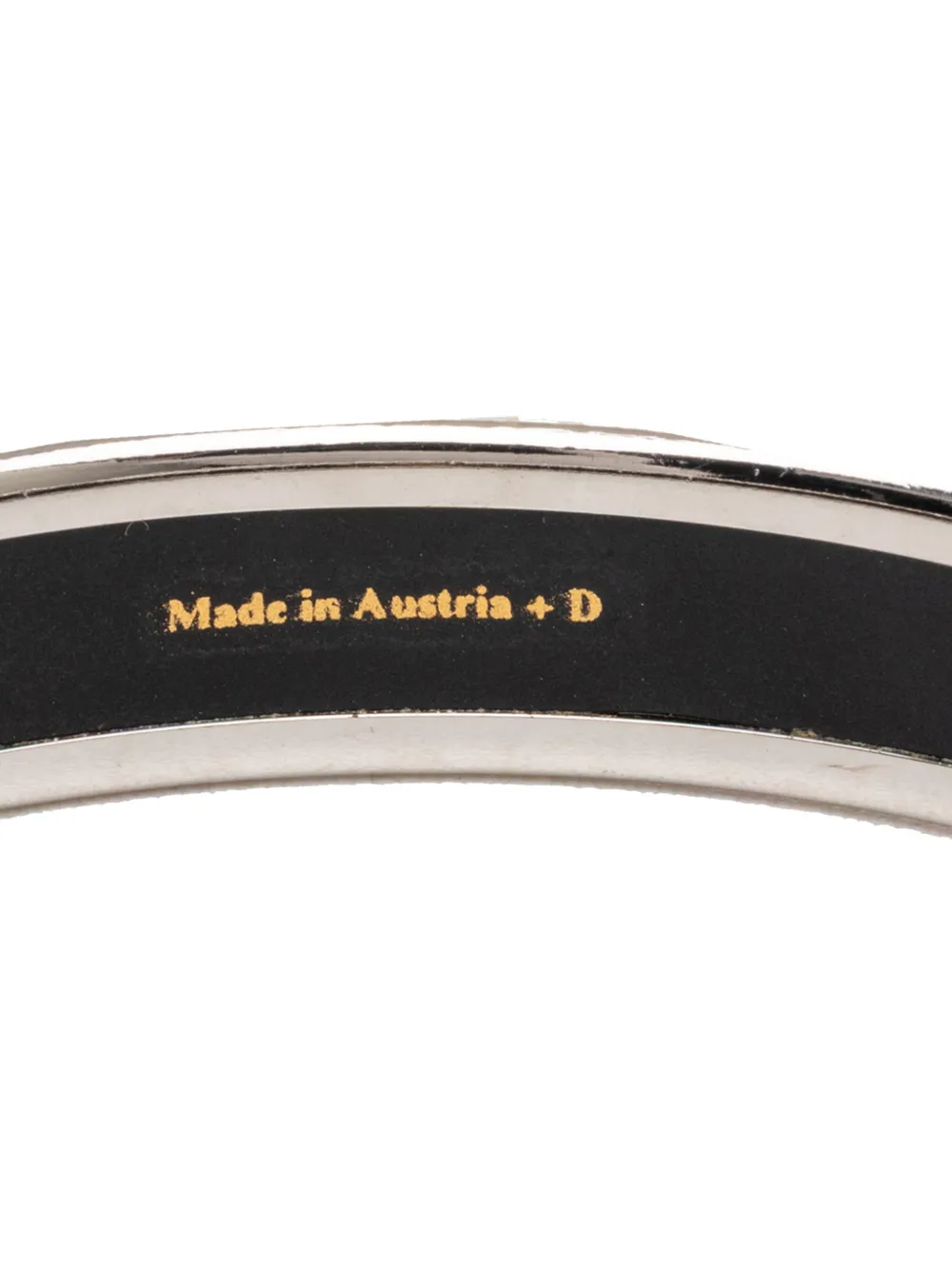 1990-2010 Narrow Caleche Enamel Bangle 62 Costume Bracelet