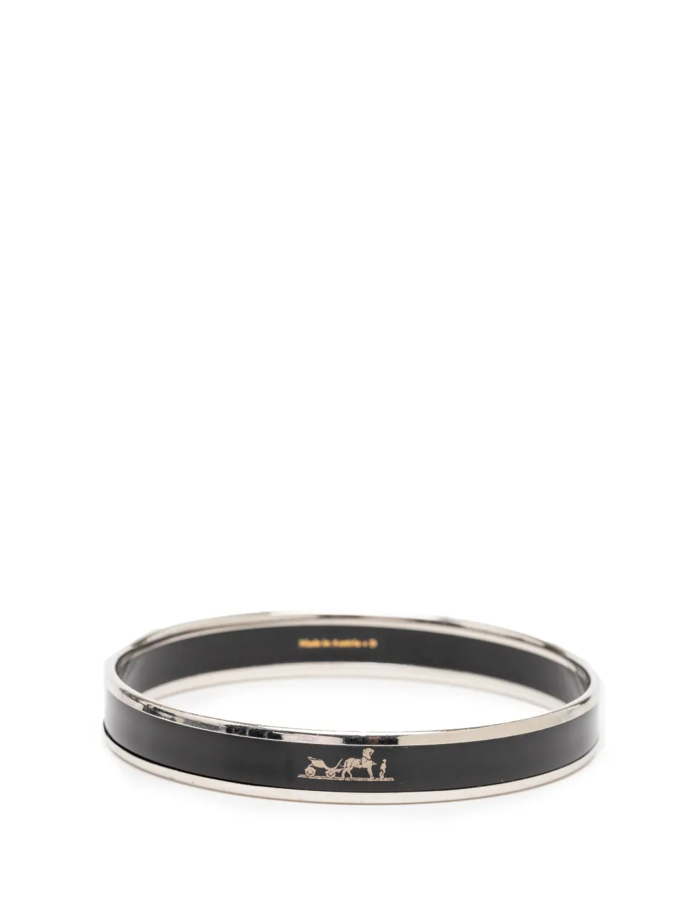 1990-2010 Narrow Caleche Enamel Bangle 62 Costume Bracelet
