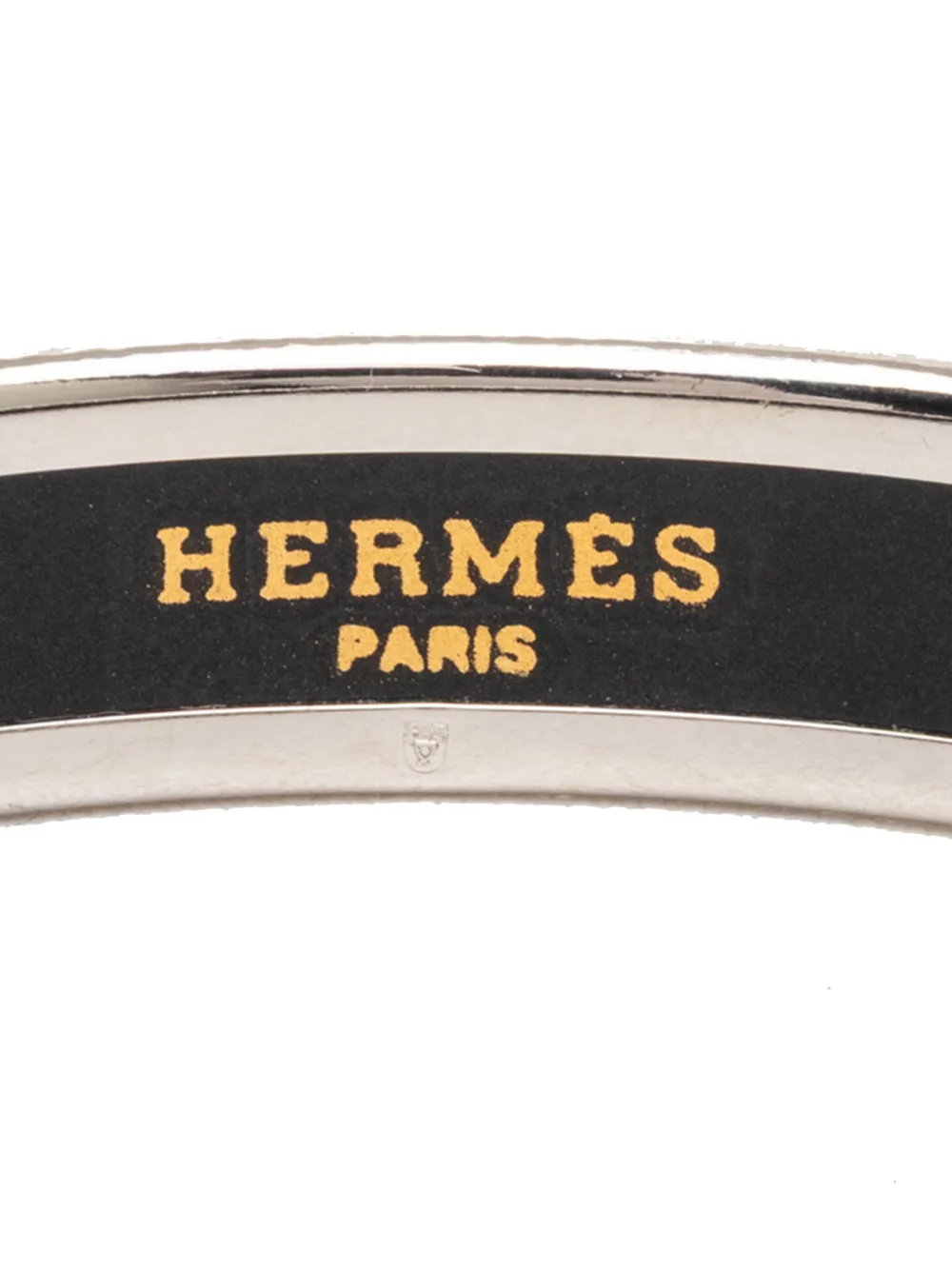1990-2010 Narrow Caleche Enamel Bangle 62 Costume Bracelet