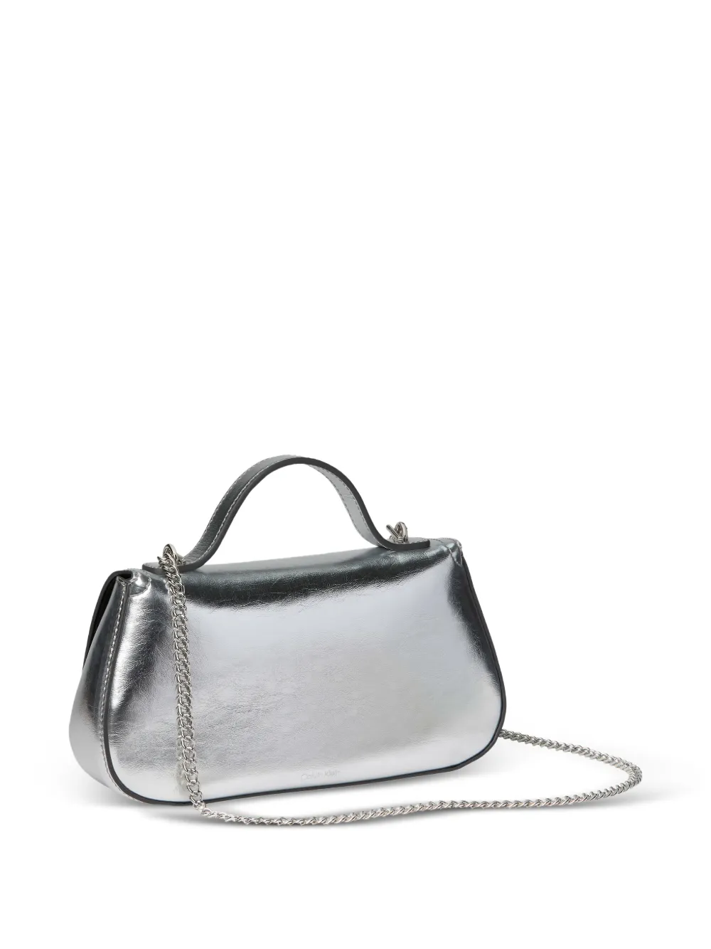  Calvin Klein Chain Handle Shoulder Bag - Silver 