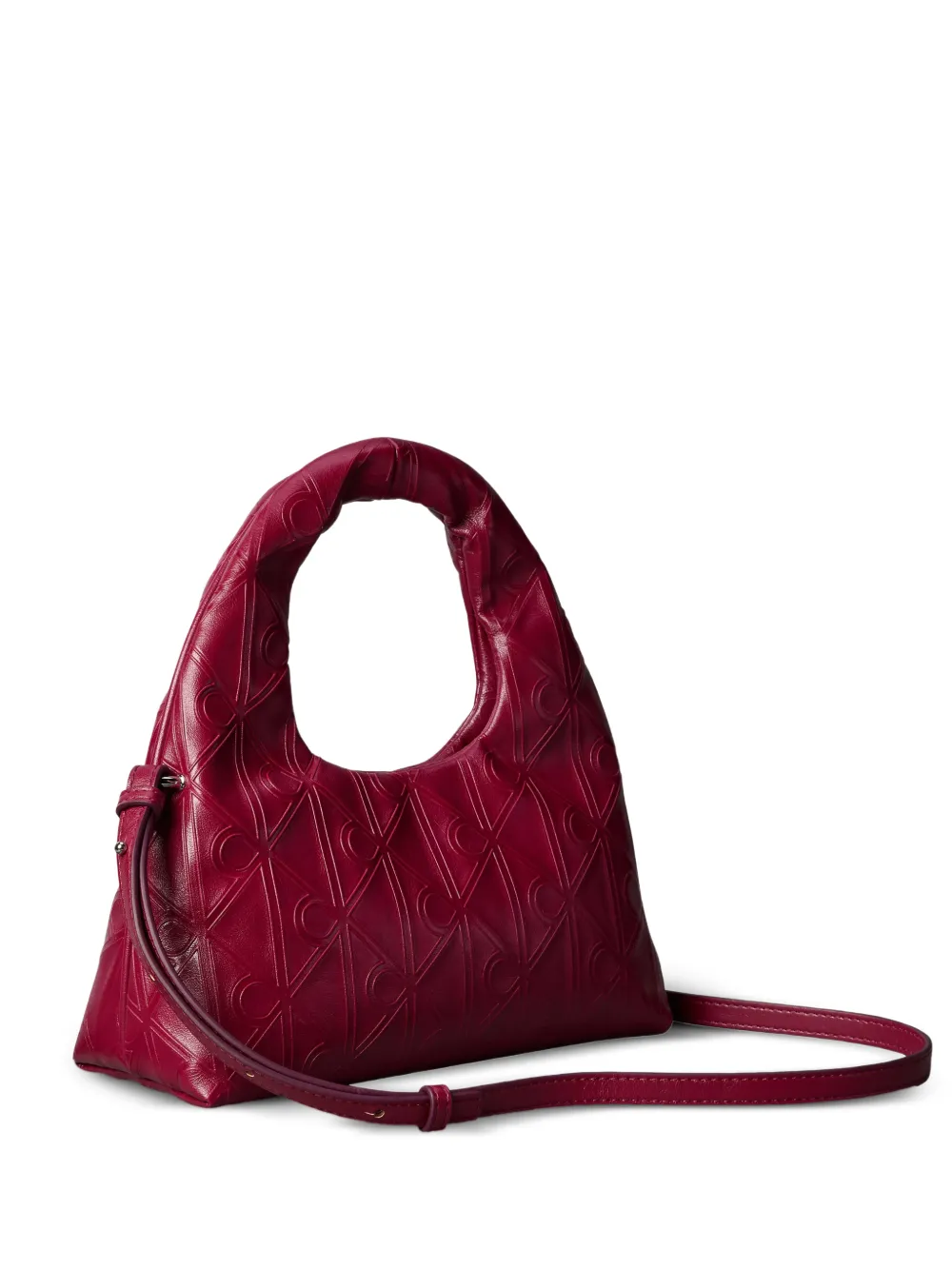  Calvin Klein Embossed Shoulder Bag - Pink 