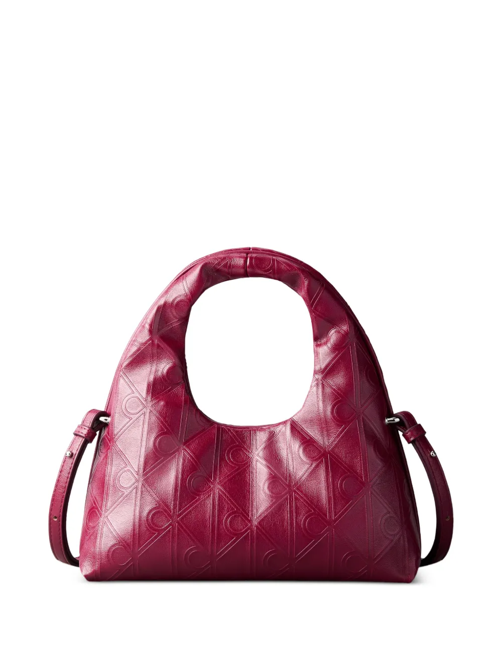 Calvin Klein embossed shoulder bag - Rosa