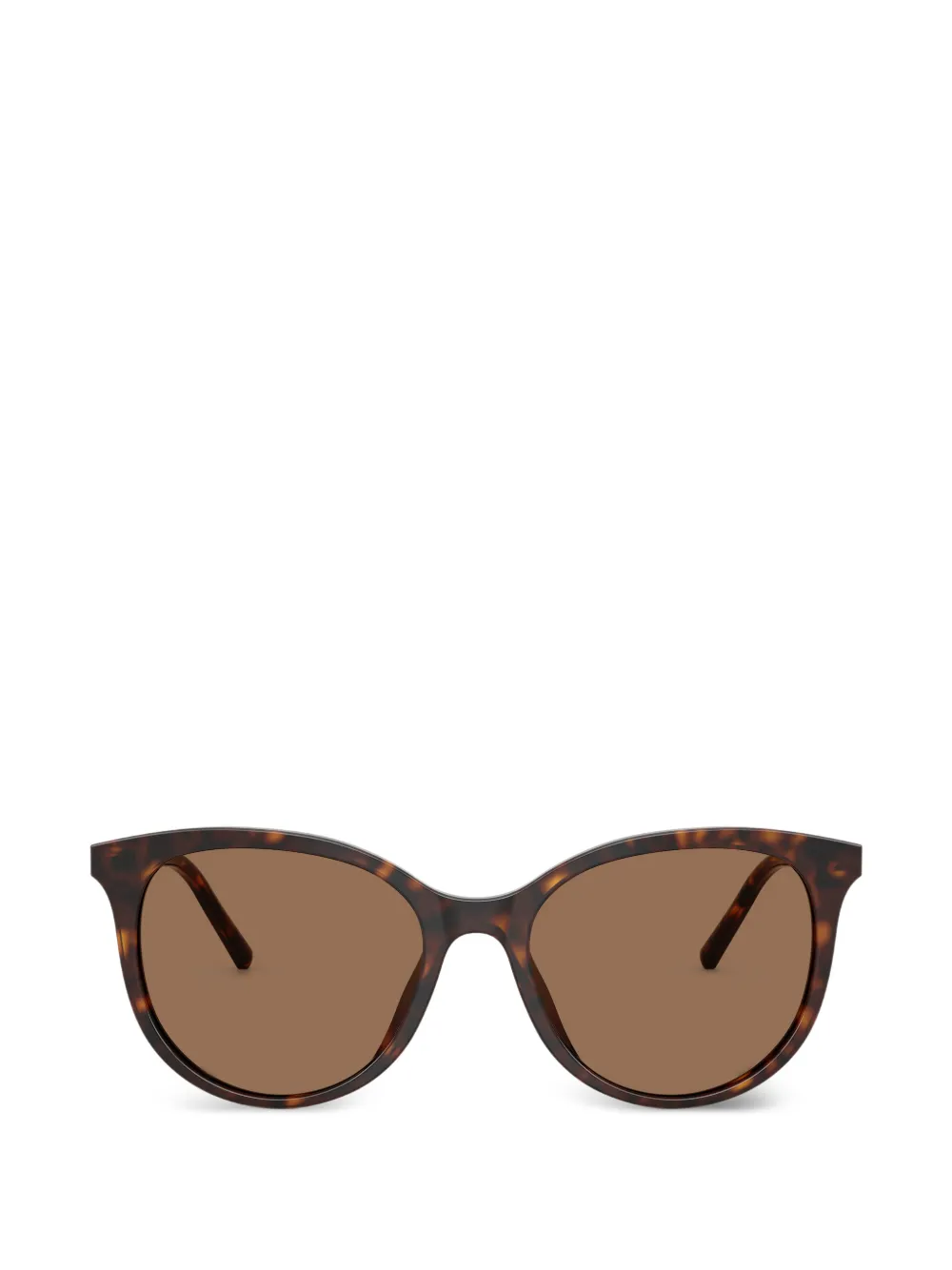 Dolce & Gabbana Eyewear Zonnebril met rond montuur en logodetail Bruin
