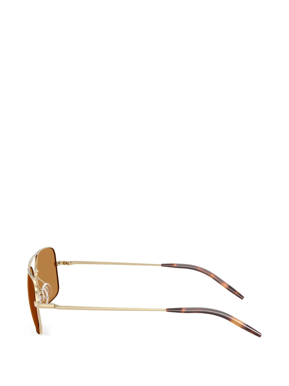 Oliver Peoples Zonnebril met vierkant montuur Goud