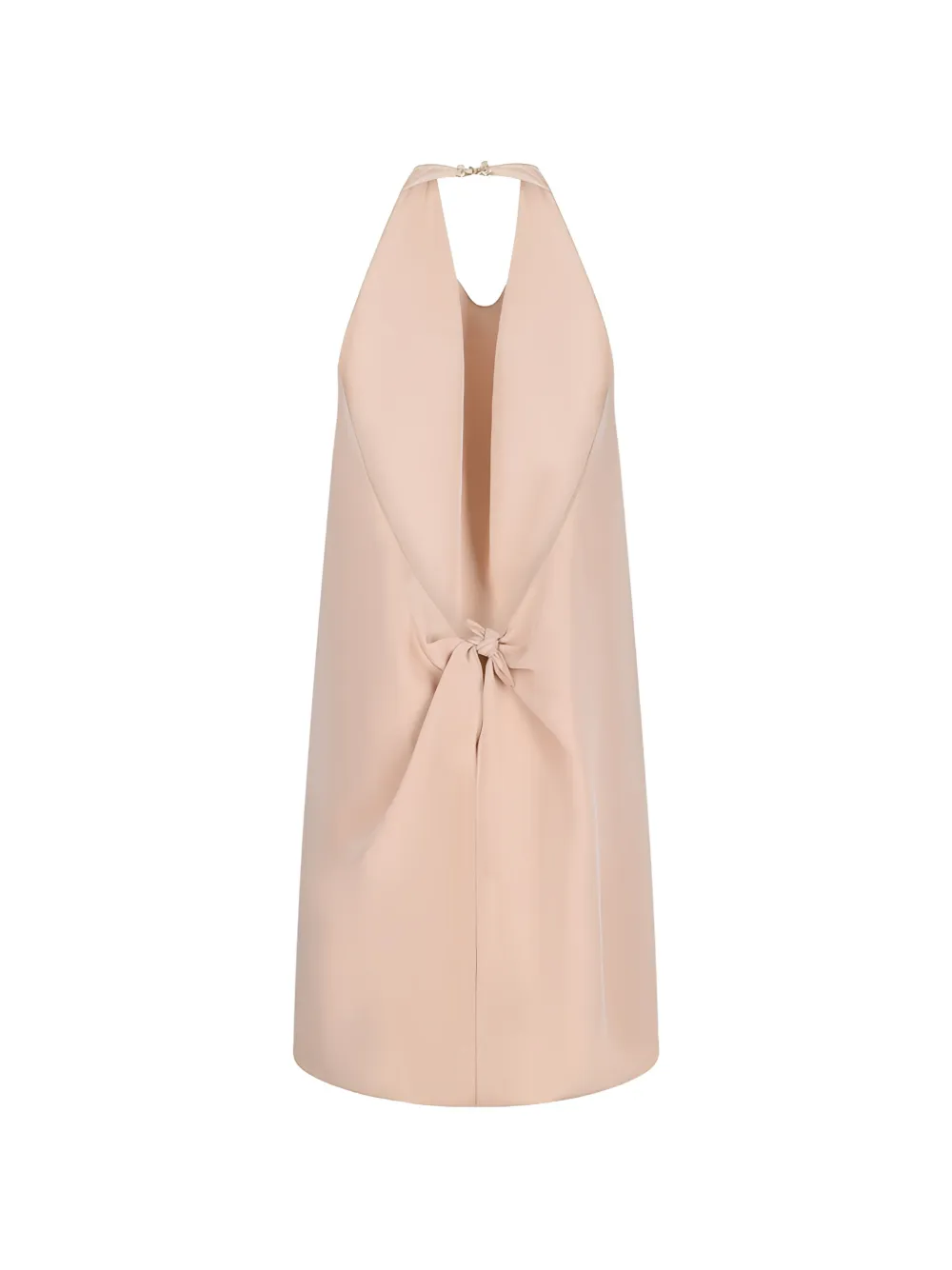  Stephan Janson Knotted Mini Dress - Neutrals 