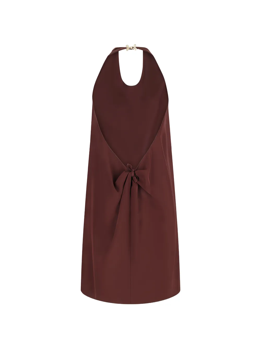  Stephan Janson Halterneck Mini Dress - Brown 