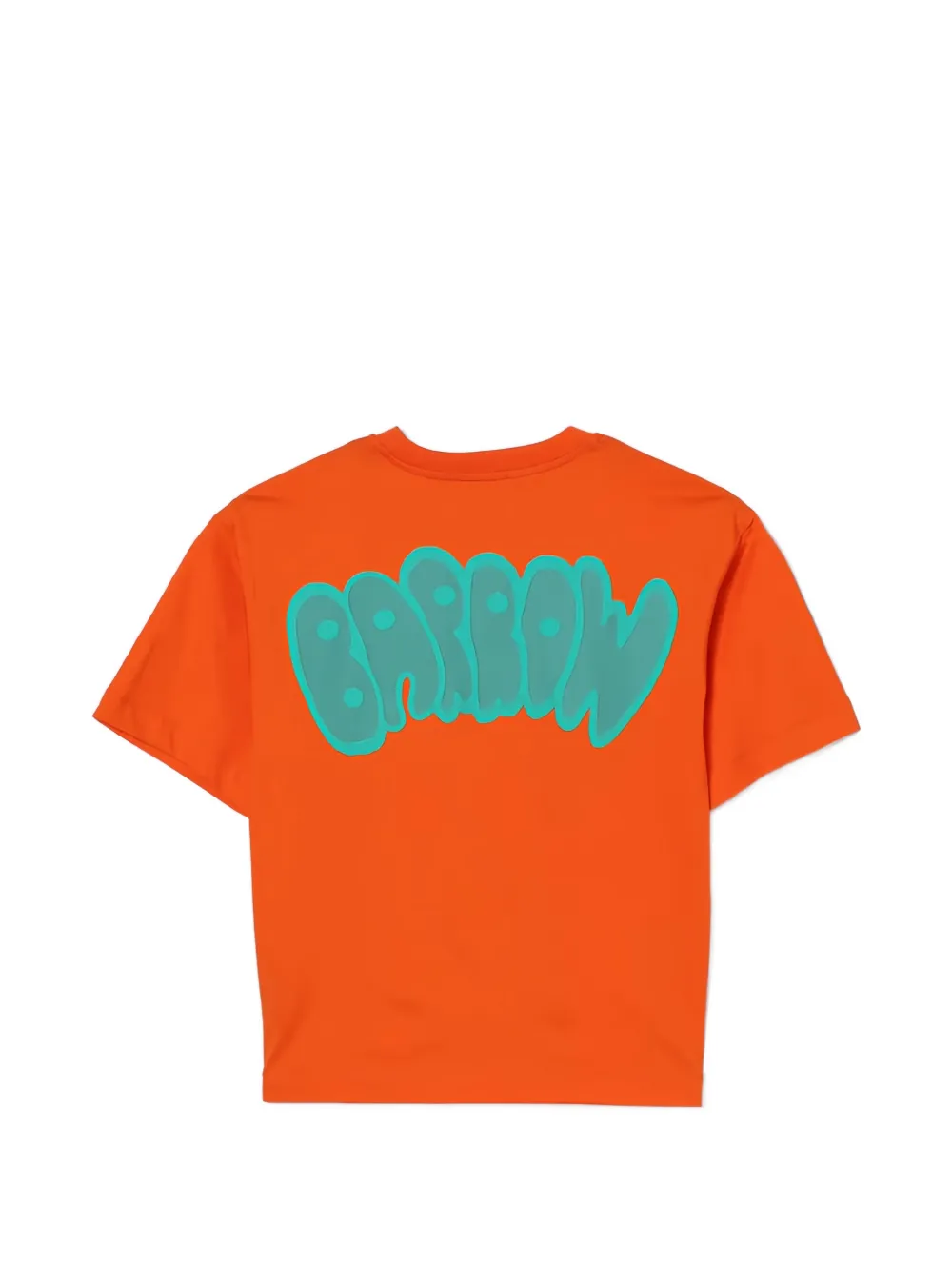Barrow kids T-shirt met logoprint Oranje