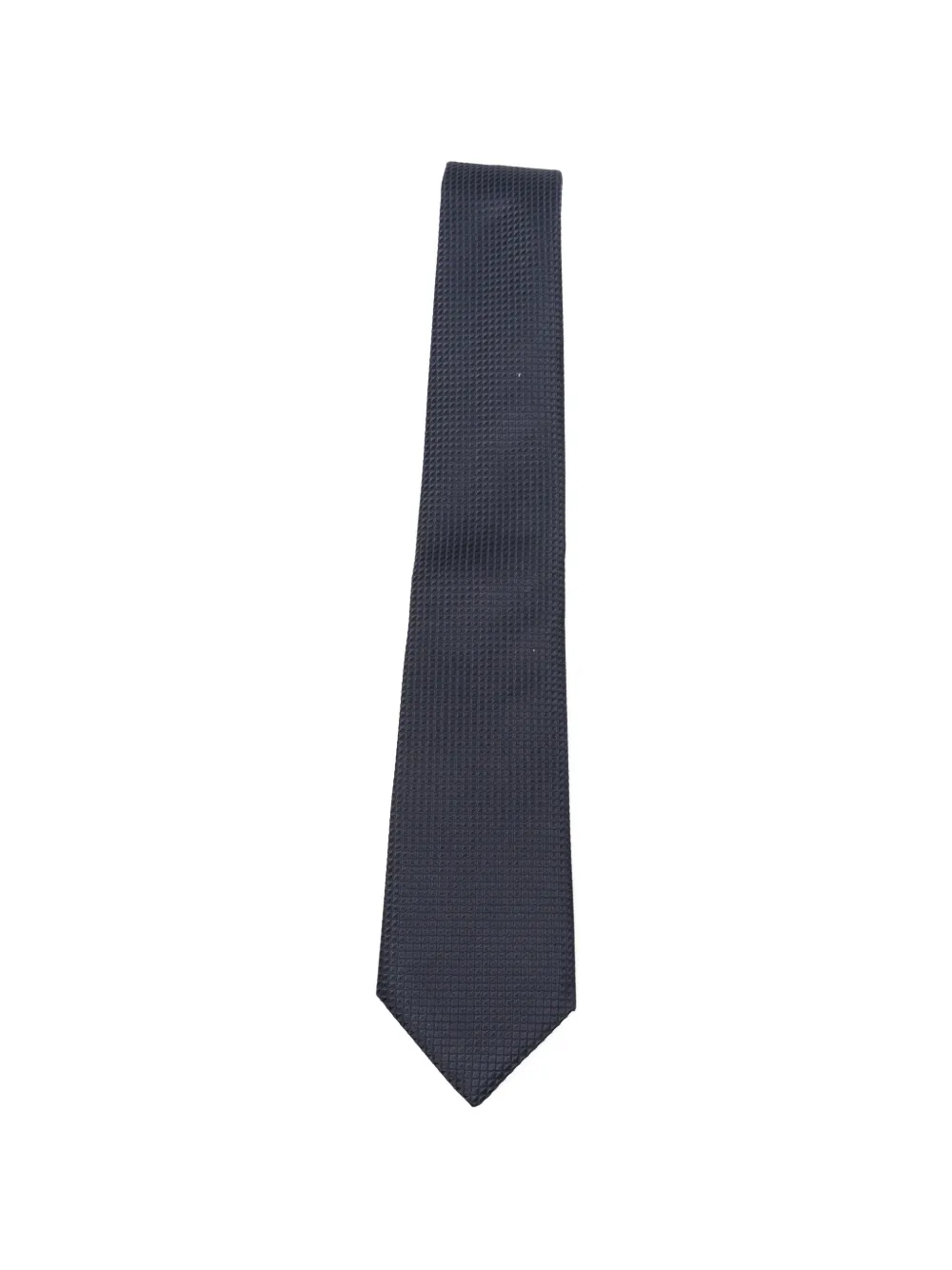 Emporio Armani textured tie - Blu