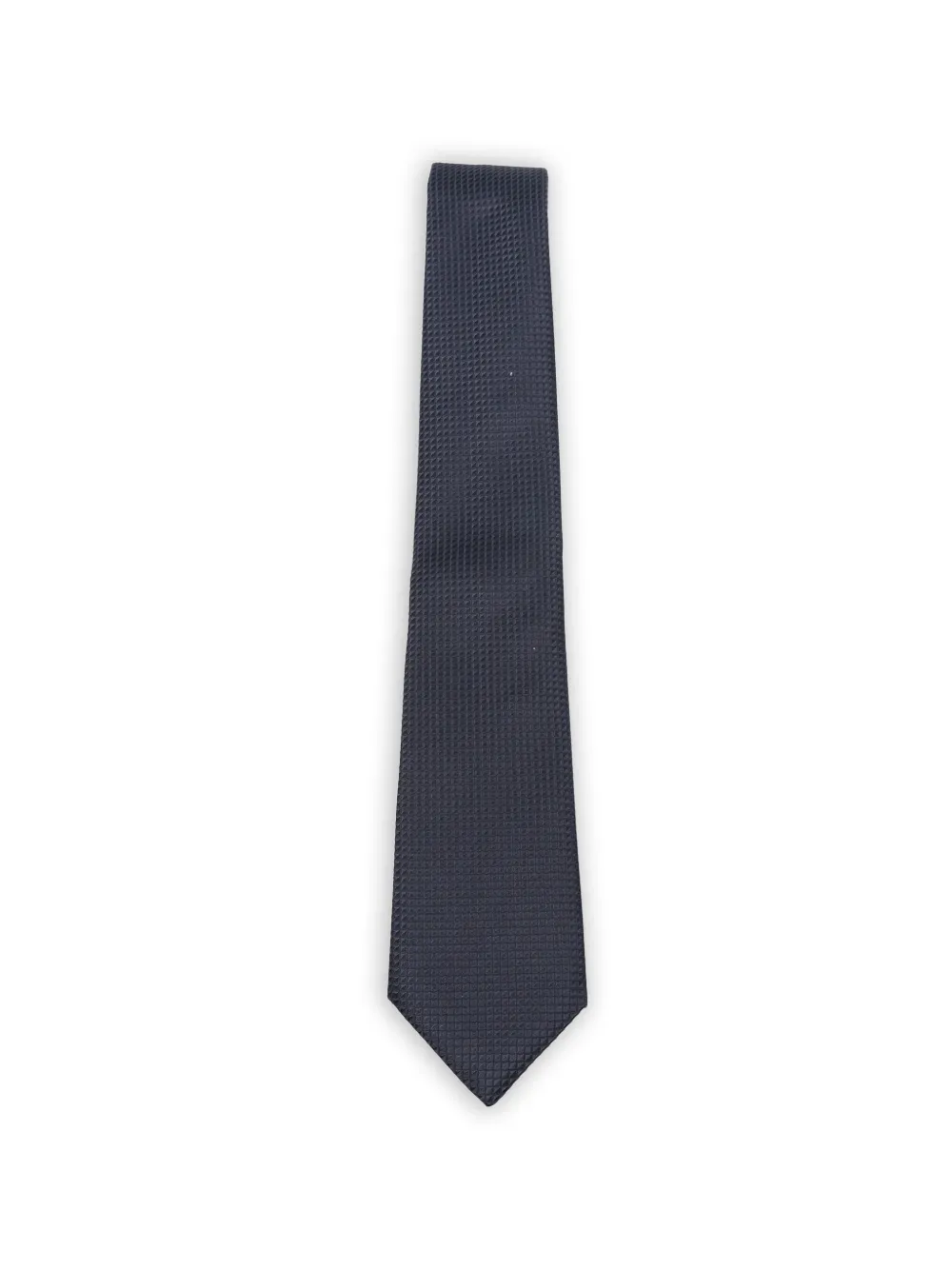 Emporio Armani textured tie - Blu