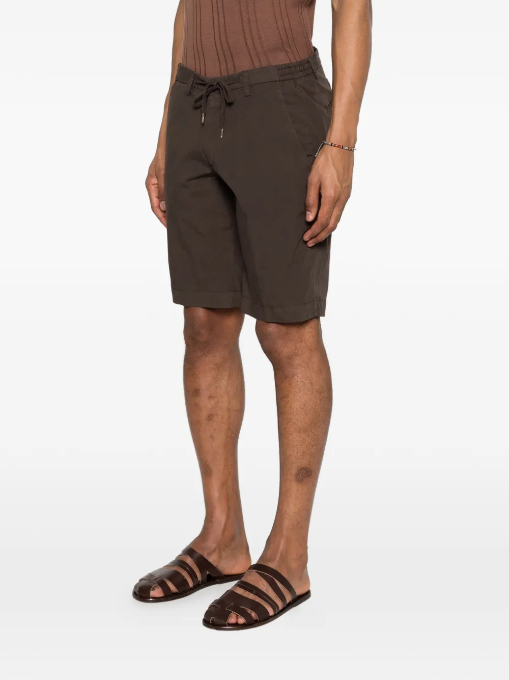 Briglia 1949 Shorts met trekkoord Bruin
