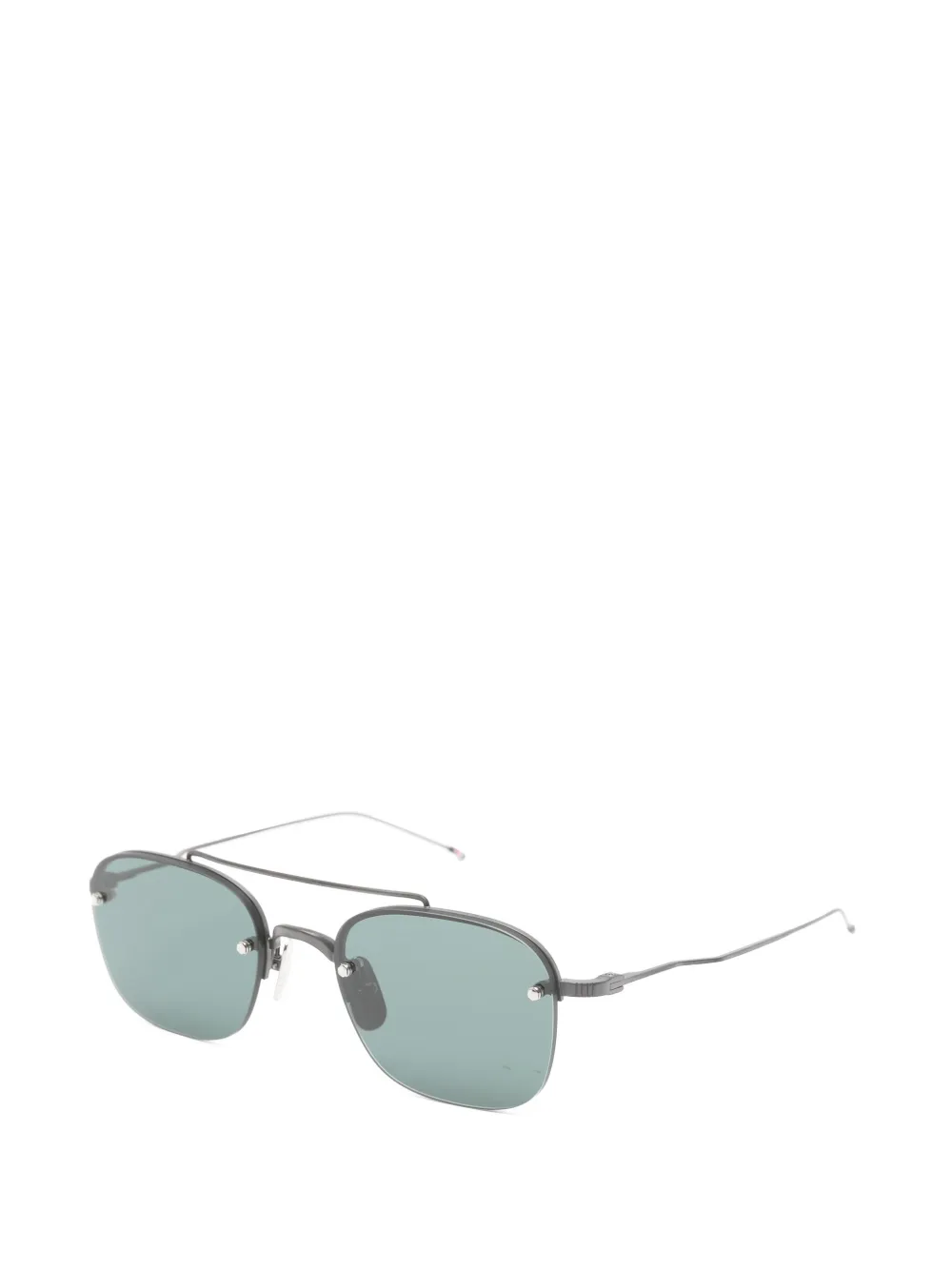 Thom Browne Eyewear Zonnebril met piloten montuur Grijs