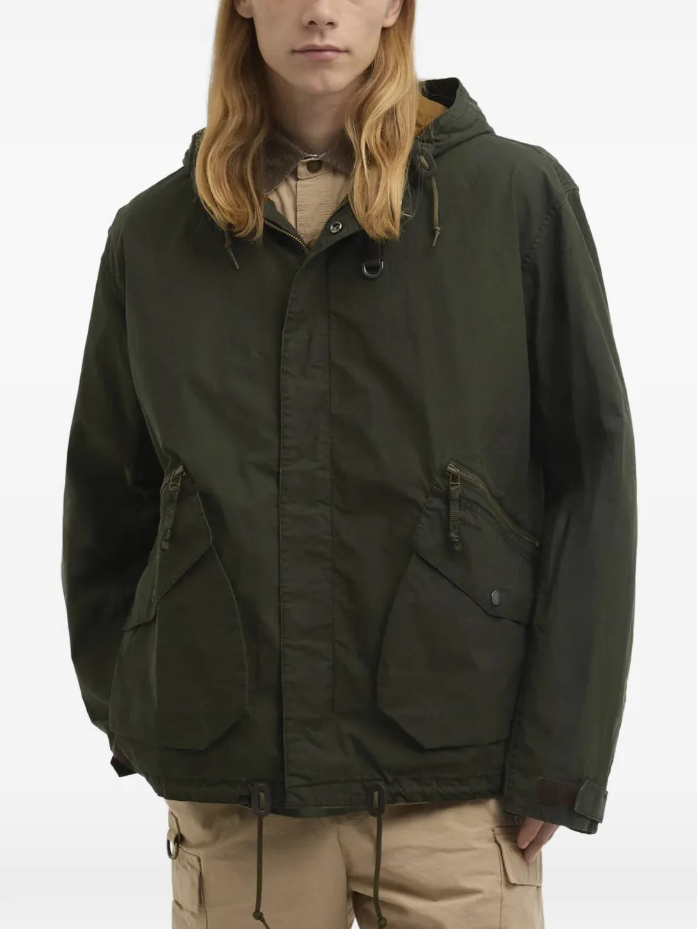 Barbour Westoe katoenen jack met capuchon Groen