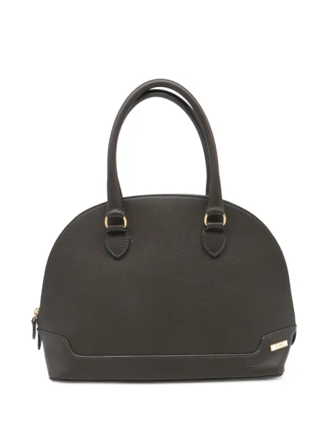 Etro Vintage zipped dome leather tote bag