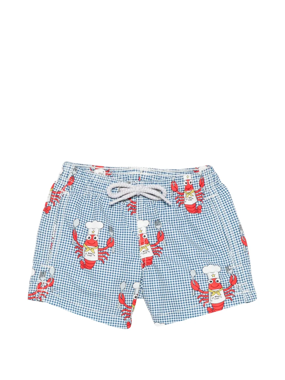 MC2 Saint Barth Kids Jean lobster-print swim shorts - Blu