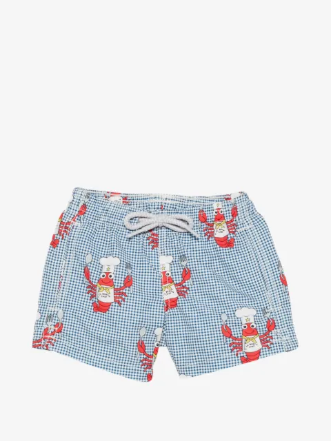MC2 Saint Barth Kids Jean lobster-print swim shorts