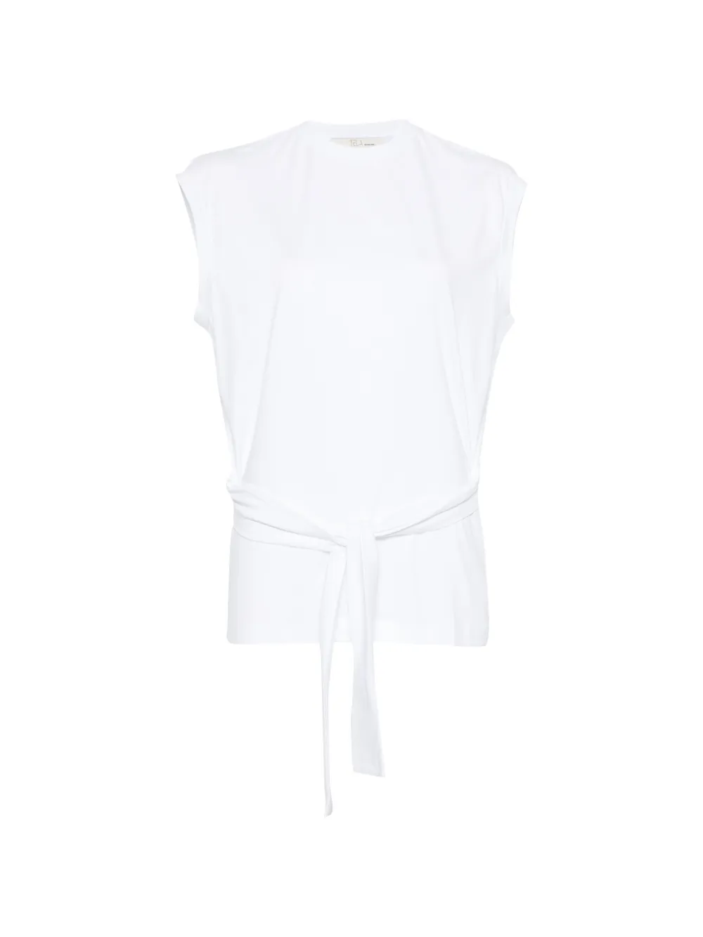Tela Sacco tied-waist T-shirt - Bianco