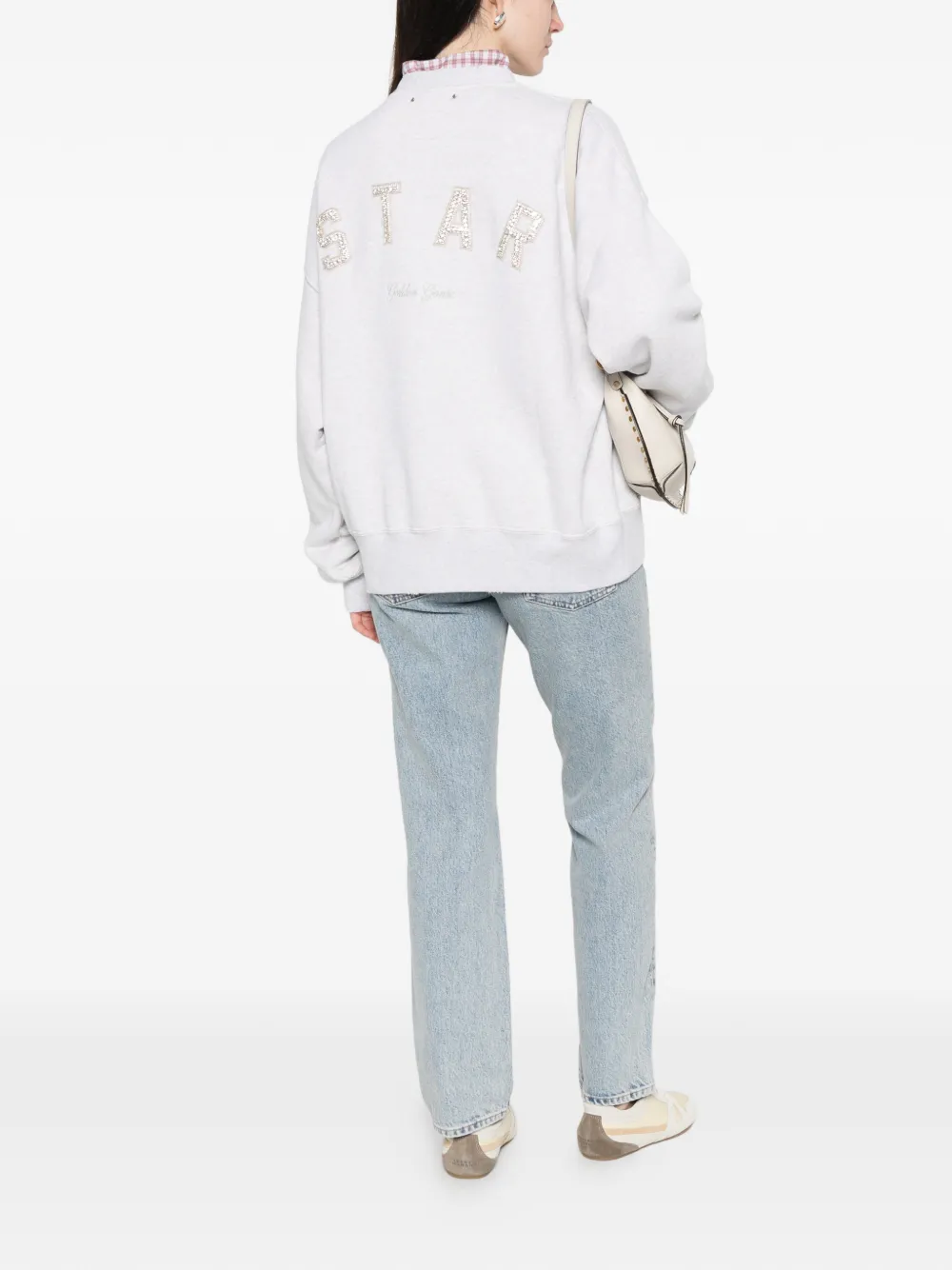  Golden Goose Star Double-layer Sweatshirt - Grey 