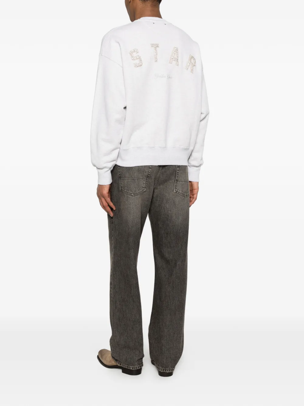  Golden Goose Star Double-layer Sweatshirt - Grey 