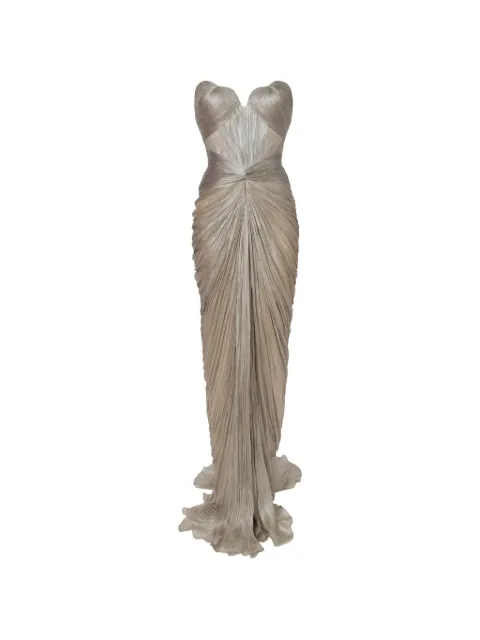 Iris Serban Adelaine strapless split maxi dress