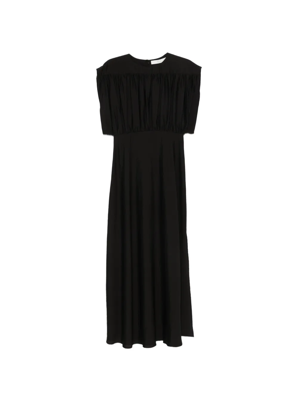 Tela D.Vega buttoned maxi dress - Marrone