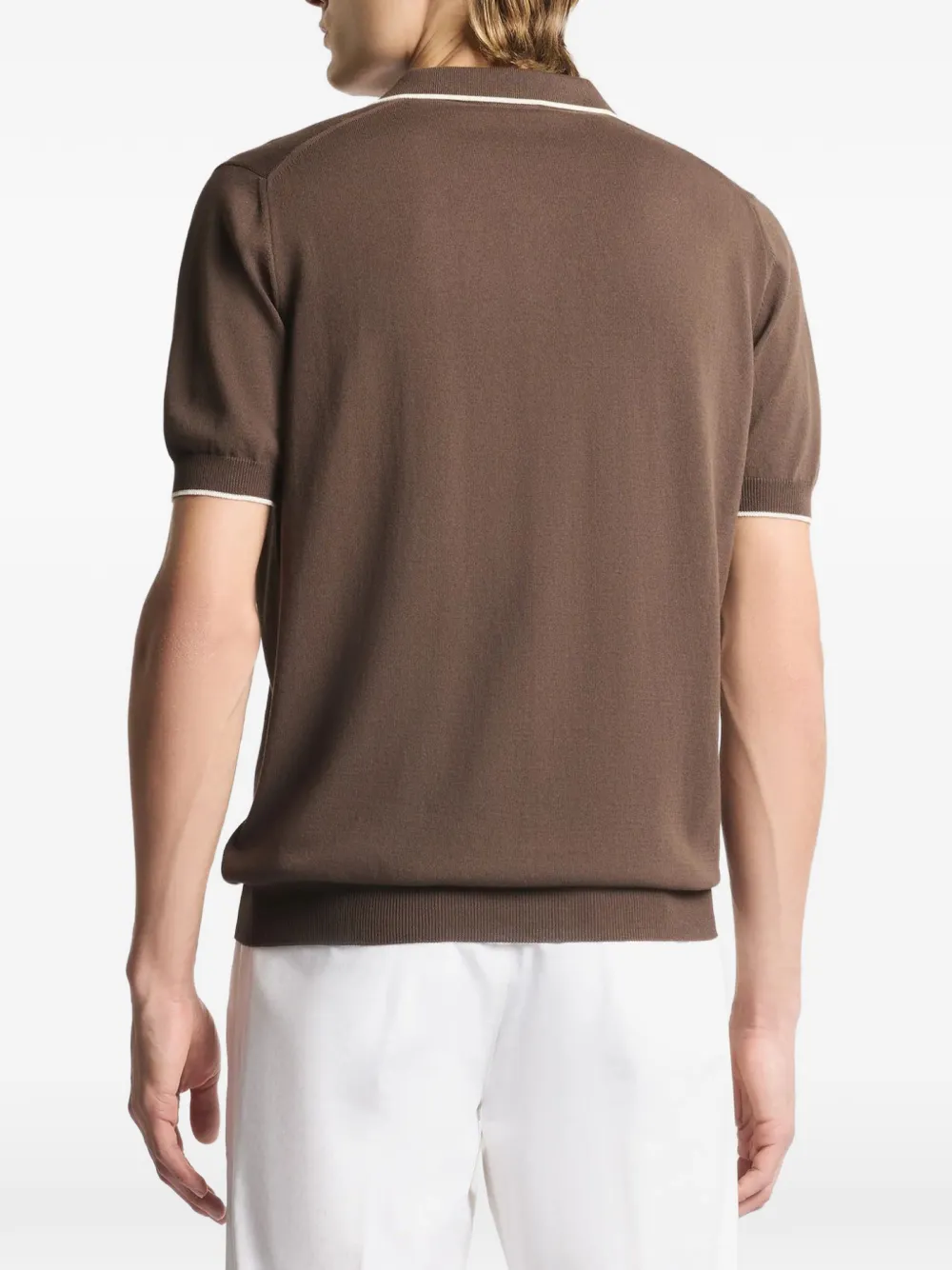 V-Neck Piping T-Shirt