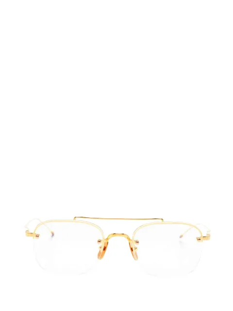 Thom Browne Eyewear browline-frame glasses