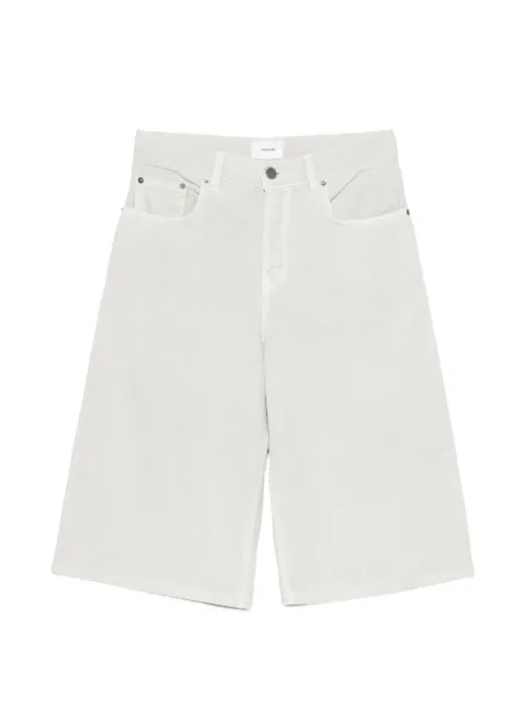 Haikure New Becky logo-patch denim shorts