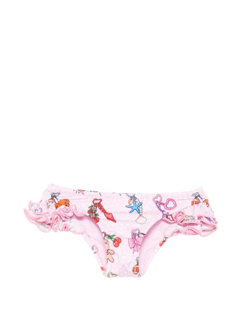 MC2 Saint Barth Kids Kelly ruffled bikini bottoms
