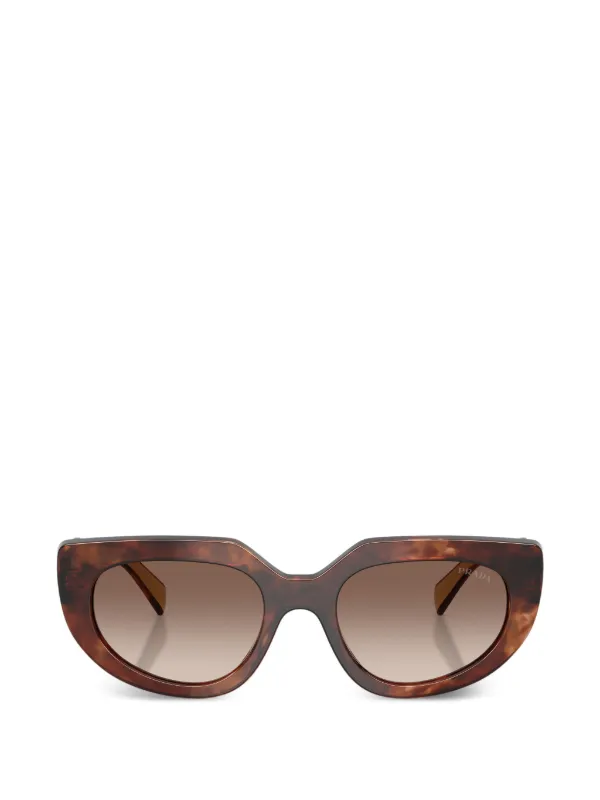 PRADA ブラウン サングラス 中古・古着通販】PRADA (プラダ