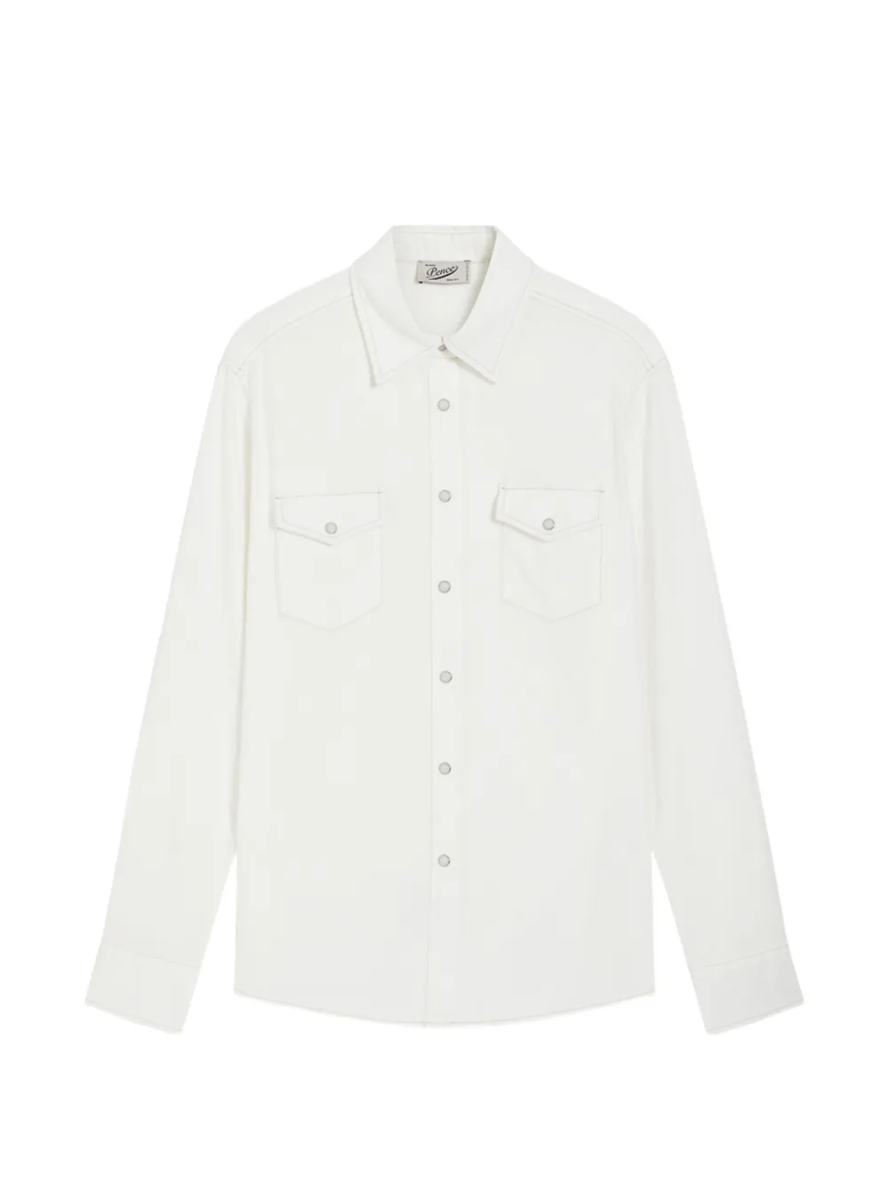 Pence buttoned pocket shirt - Bianco
