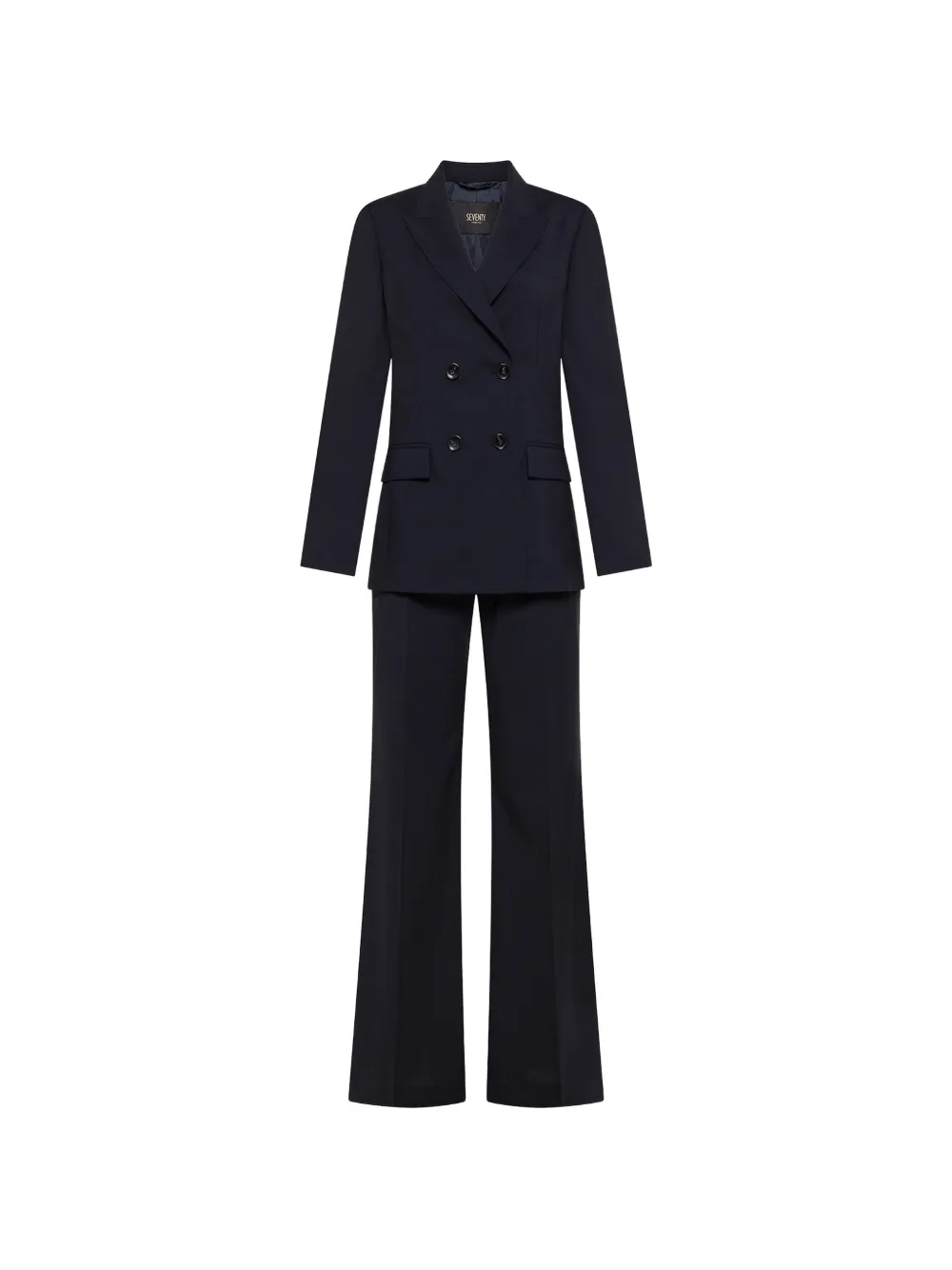 Seventy double-breasted trousers suit - Blu