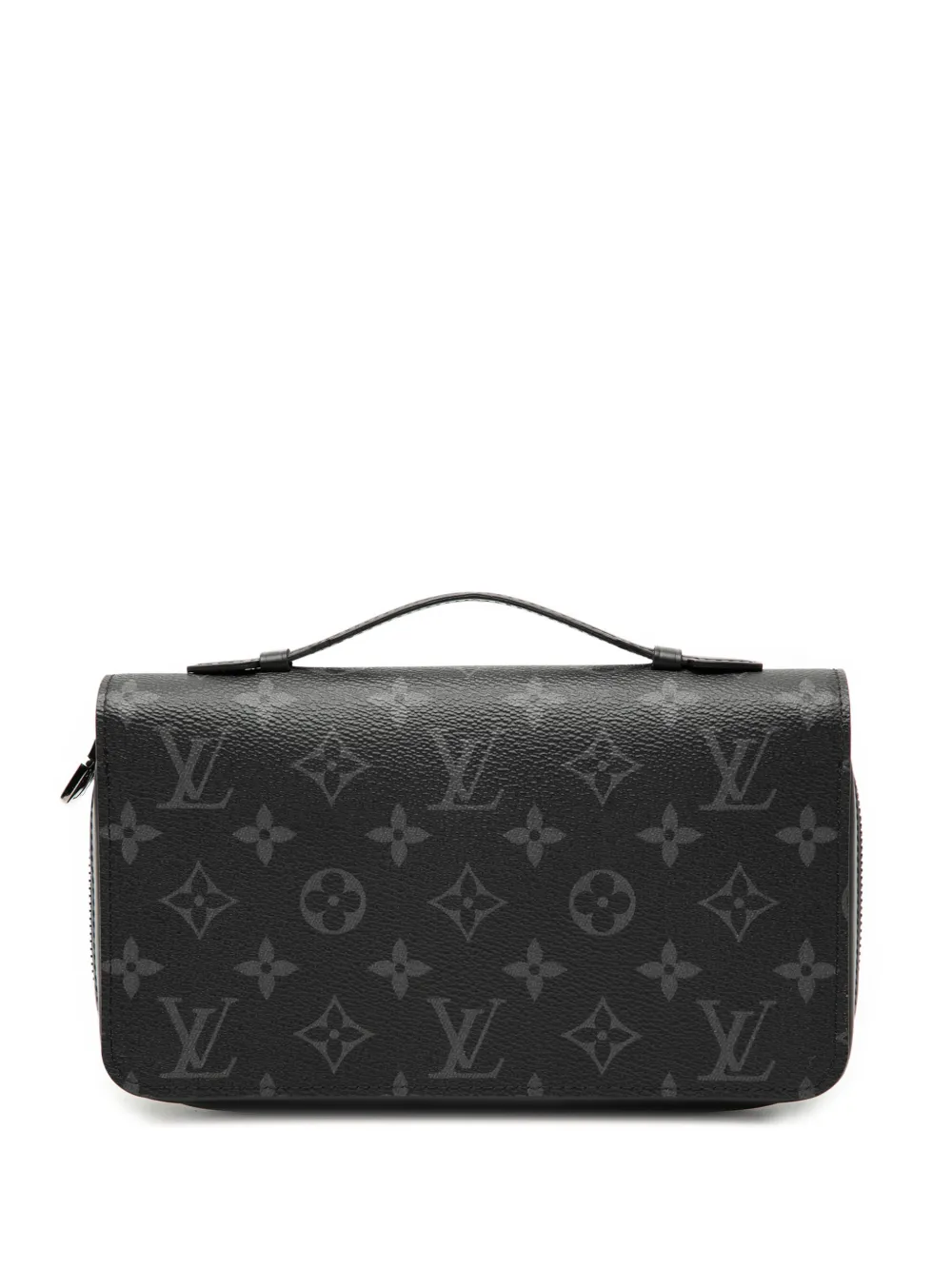 Louis Vuitton Pre-Owned 2021-2025 Monogram Eclipse Zippy XL Wallet long wallets - Nero