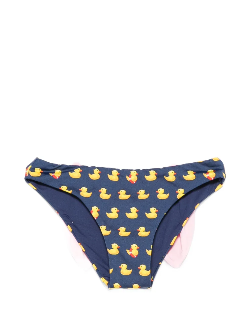 MC2 Saint Barth Kids Costume da bagno Madame con fiocco - Blu