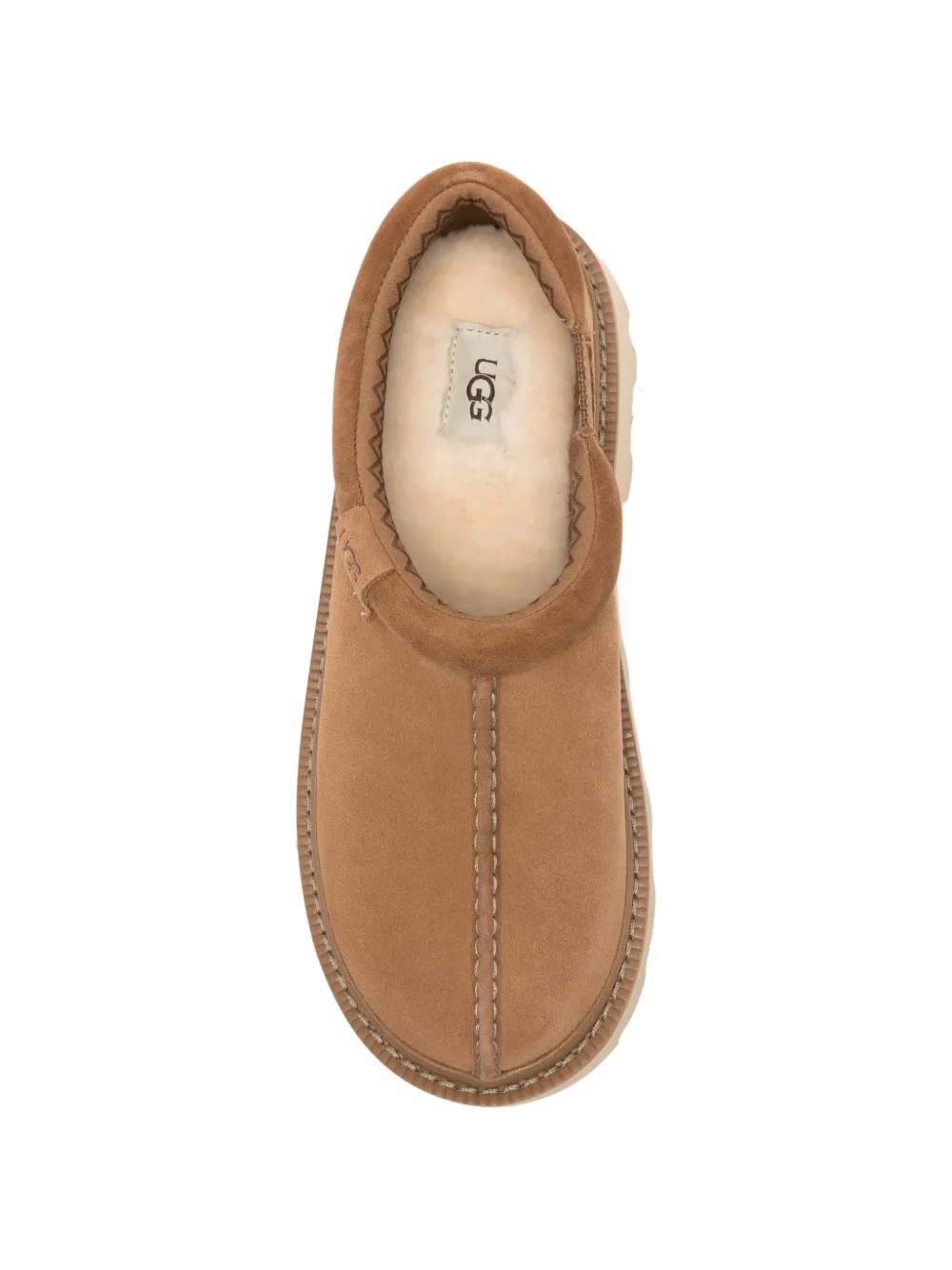 UGG Tasman Lug topstitching loafers Bruin