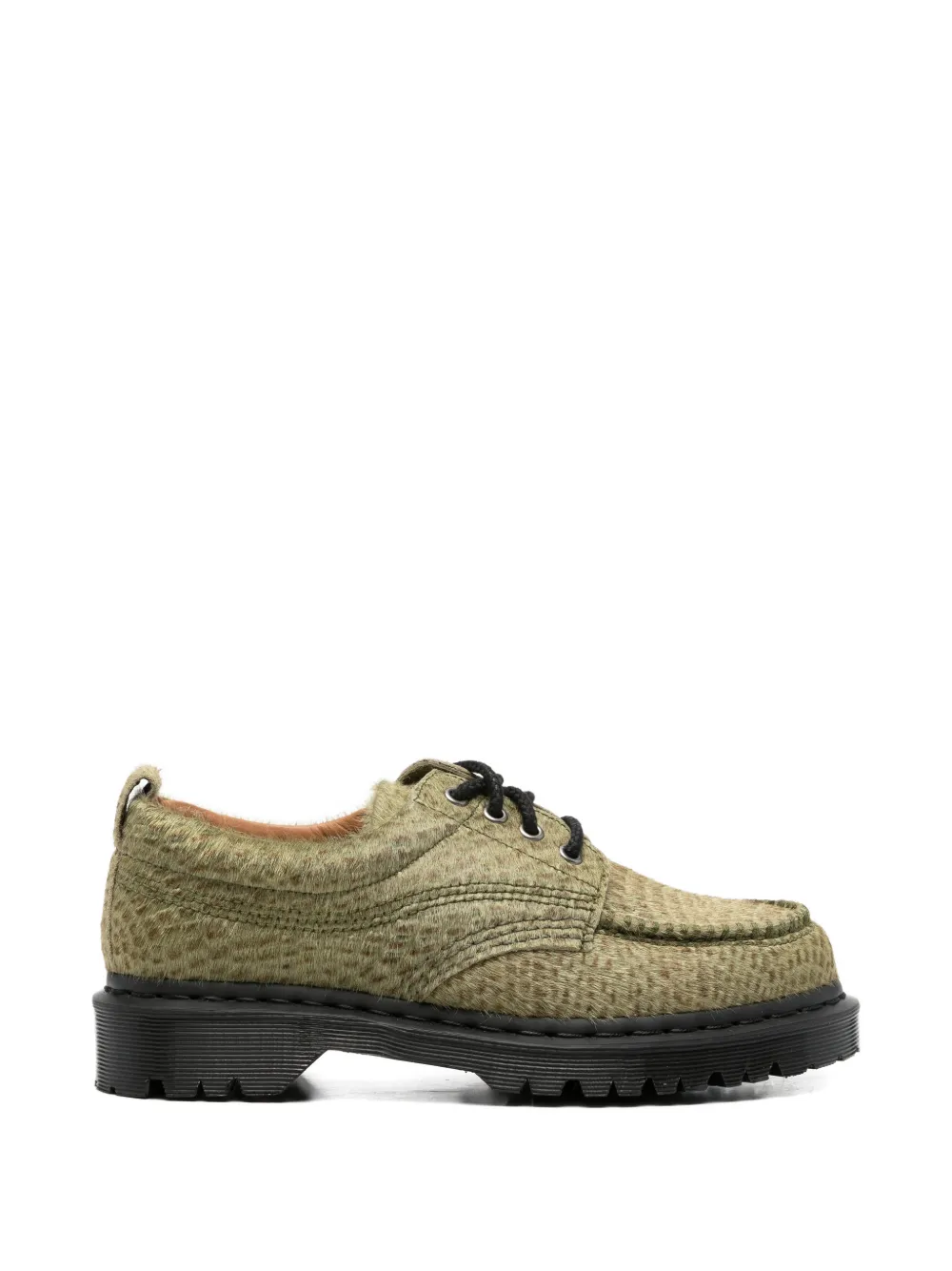 Dr. Martens Lowell derby schoenen met textuur Groen