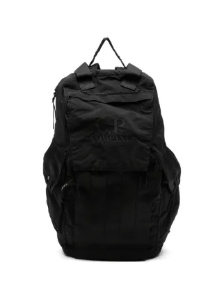 C.P. Company Plain Paper Touch Mixed Backpack | Black | FARFETCH