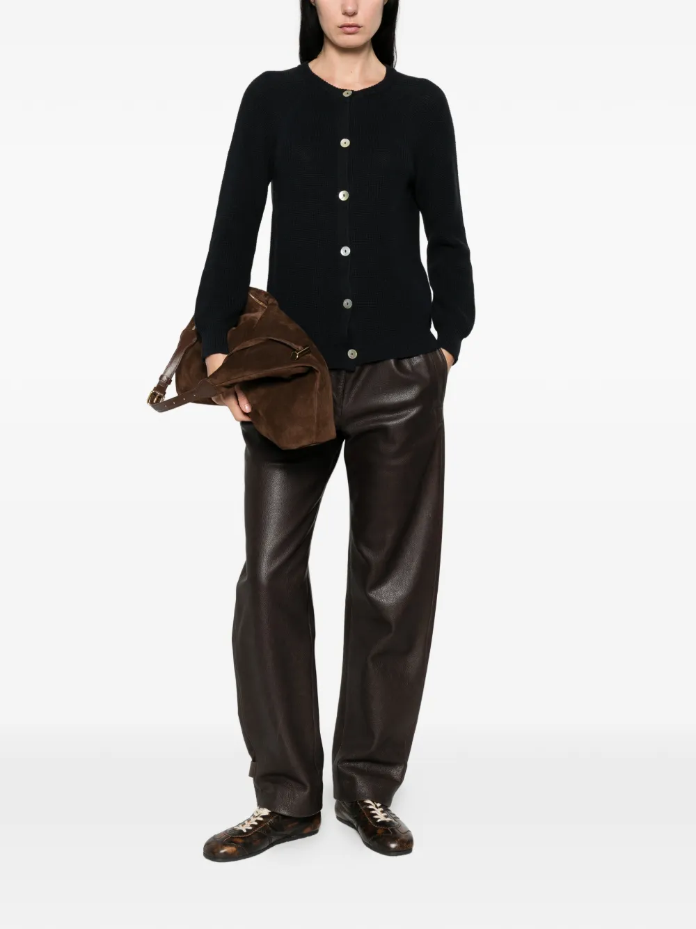  Beyou Buttoned Cardigan - Blue 