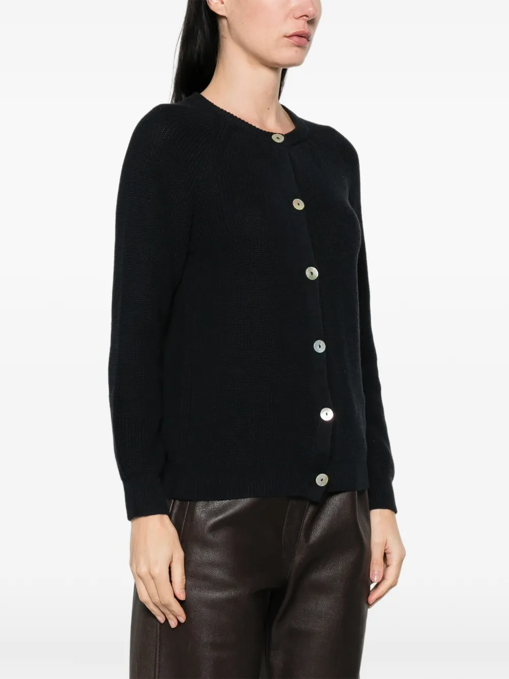  Beyou Buttoned Cardigan - Blue 