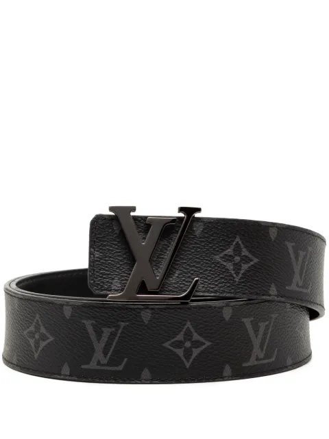Louis Vuitton Pre-Owned 2018 Monogram Eclipse LV Initiales Reversible belt