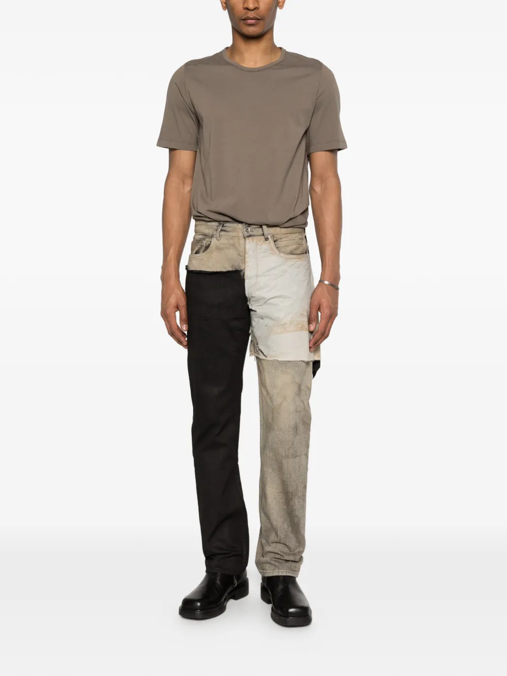  Rick Owens Drkshdw Patchwork Jeans - Black 