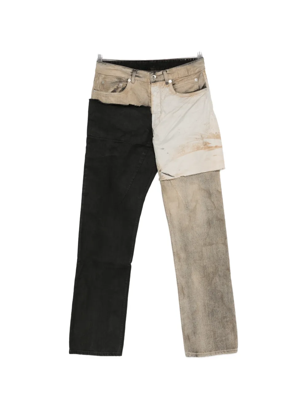 Rick Owens DRKSHDW patchwork jeans - Nero