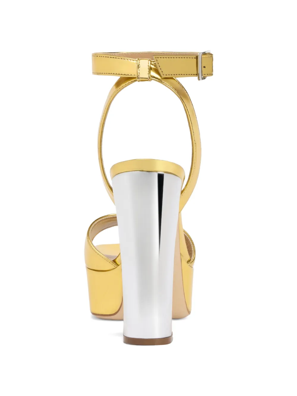 Giuseppe Zanotti Isadhora sandalen met plateauzool Goud