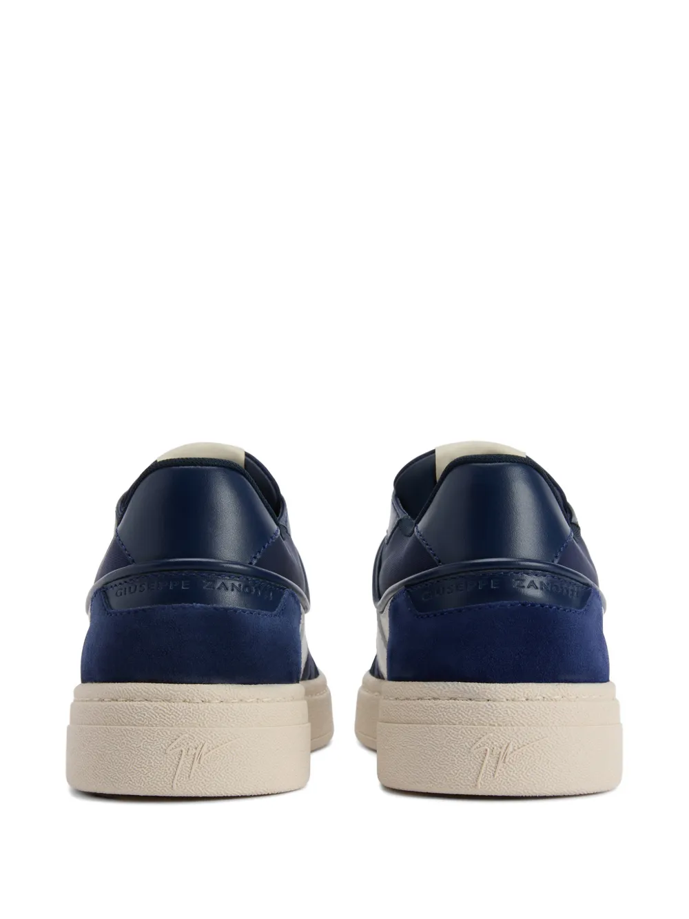 Giuseppe Zanotti Gz Thor leather lace loop sneakers Blauw