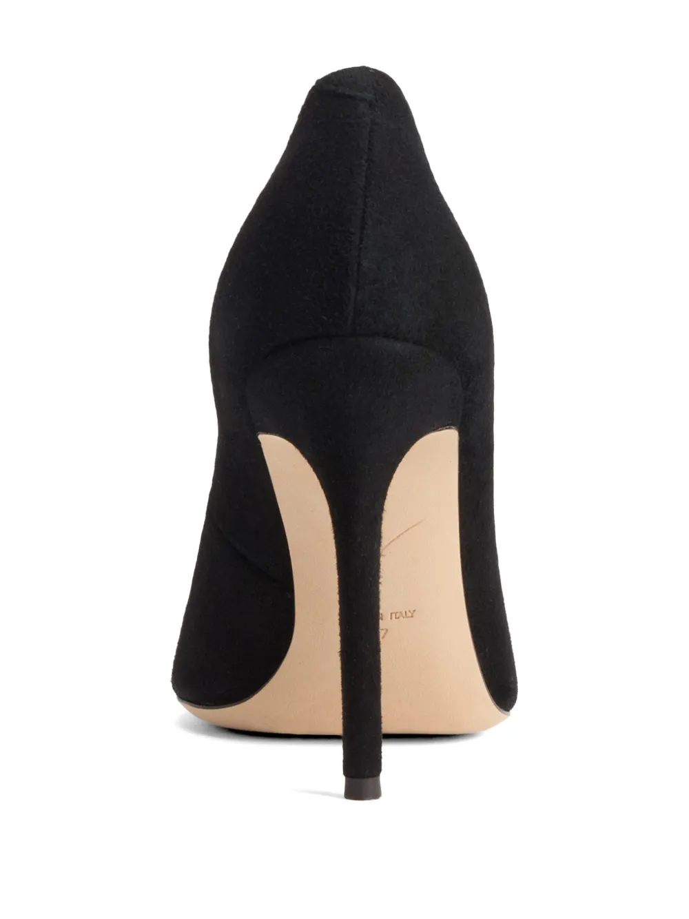 Giuseppe Zanotti Lucrezia suede court pumps Zwart