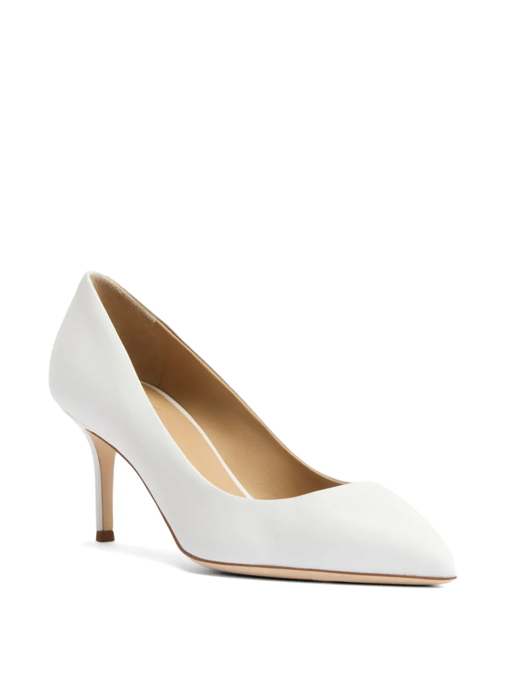 Giuseppe Zanotti Lucrezia leather pumps Wit