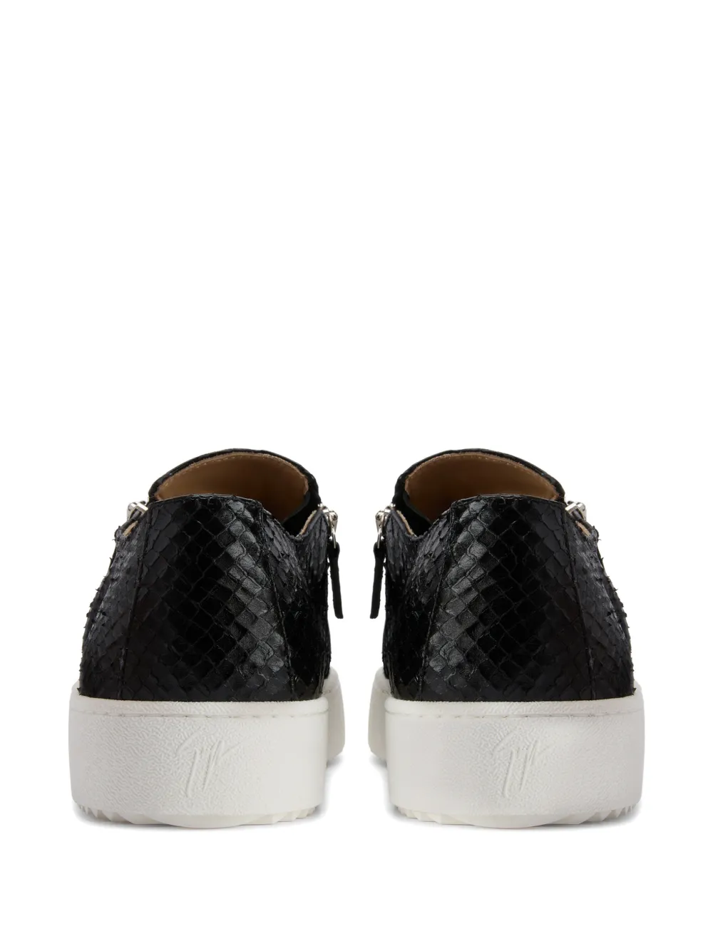 Giuseppe Zanotti Kobe sneakers met rits Zwart