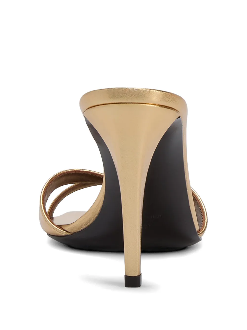 Giuseppe Zanotti Intriigo sandalen met vierkante neus Goud